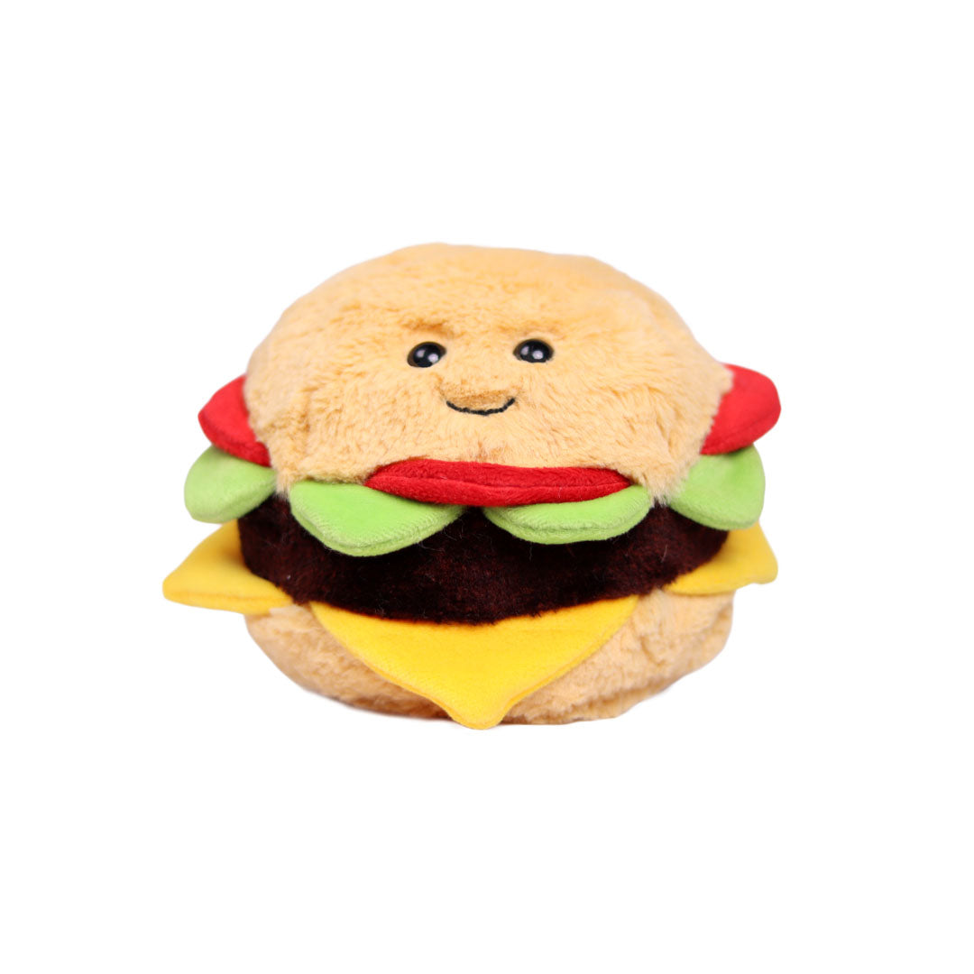 Plush hamburger dog on sale toy